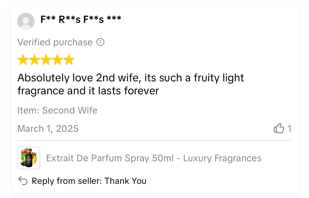 Customer review screenshot