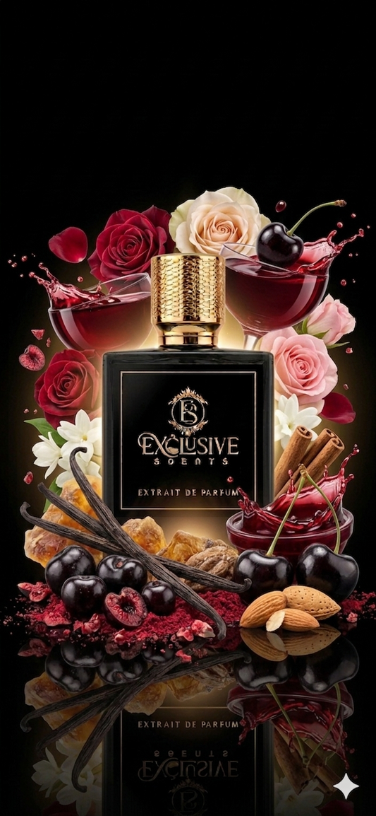 Cherry Seductive perfume - black cherry, rose and oud fragrance by Exclusive Scents