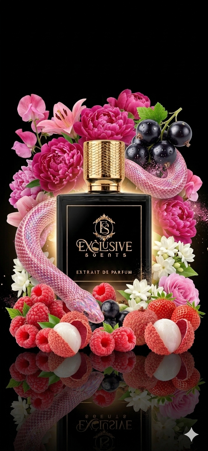 Pink Snake perfume - blackberry, strawberry and sandalwood fragrance by Exclusive Scents